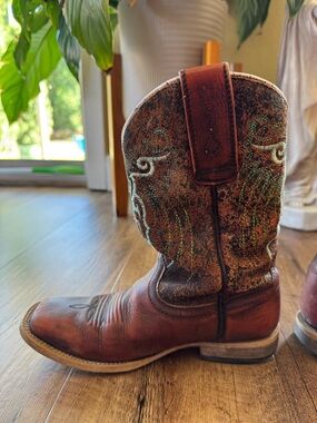 Ariat Tan Leather Boot Interior Stamp